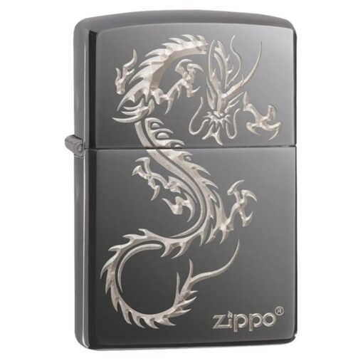 Zippo Chinese Dragon Black Ice - 49030
