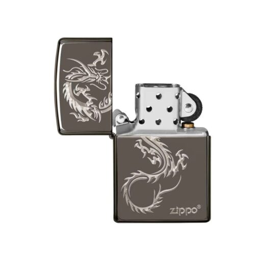 Zippo Chinese Dragon Black Ice - 49030 - Hình ảnh 2