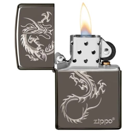Zippo Chinese Dragon Black Ice - 49030 - Hình ảnh 4
