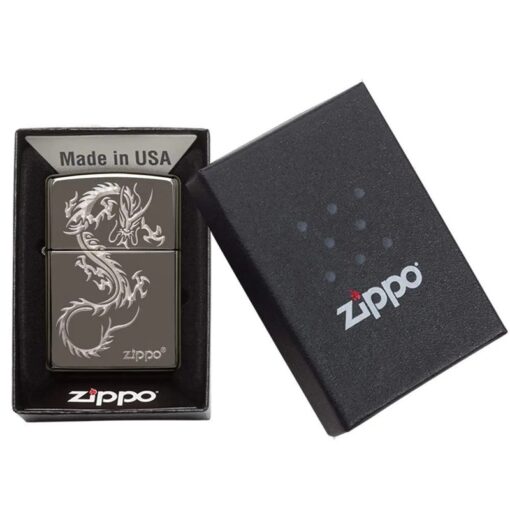 Zippo Chinese Dragon Black Ice - 49030 - Hình ảnh 6