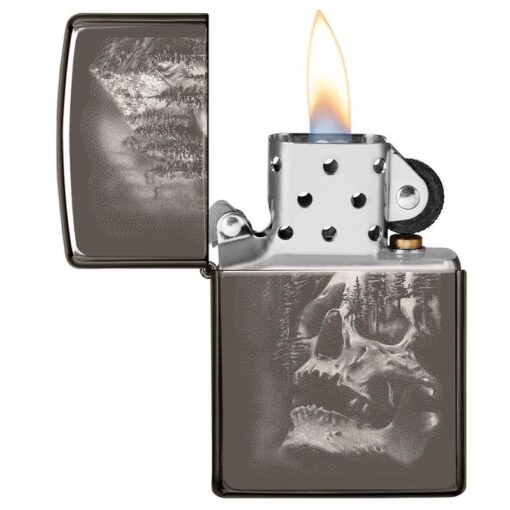 Zippo Skull Mountain Black Ice - 49141 - Hình ảnh 4