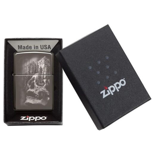 Zippo Skull Mountain Black Ice - 49141 - Hình ảnh 6