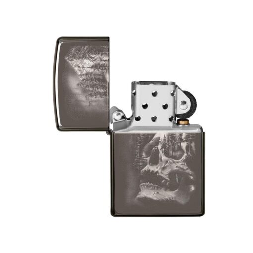 Zippo Skull Mountain Black Ice - 49141 - Hình ảnh 2