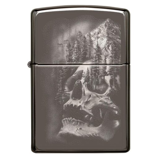 Zippo Skull Mountain Black Ice - 49141 - Hình ảnh 3