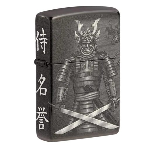 Zippo Knight Fight Design High Polish Black - 49292