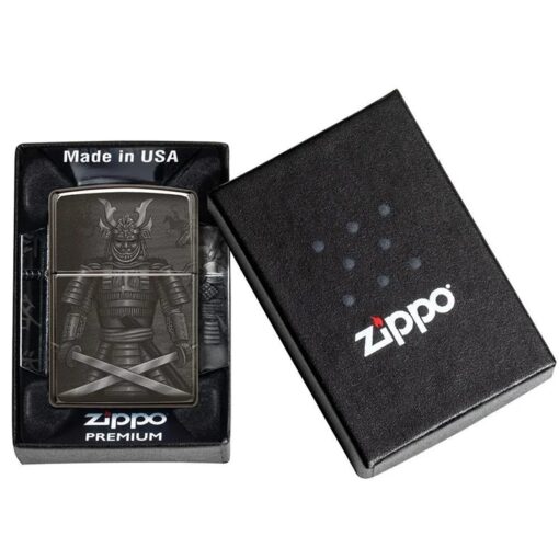 Zippo Knight Fight Design High Polish Black - 49292 - Hình ảnh 10