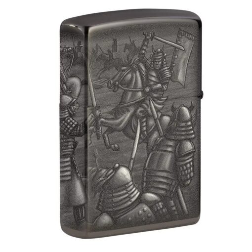 Zippo Knight Fight Design High Polish Black - 49292 - Hình ảnh 3