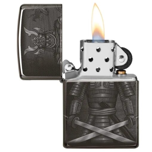 Zippo Knight Fight Design High Polish Black - 49292 - Hình ảnh 8