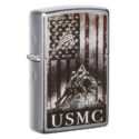 Zippo U.S. Marine Corps. Street Chrome - 49316