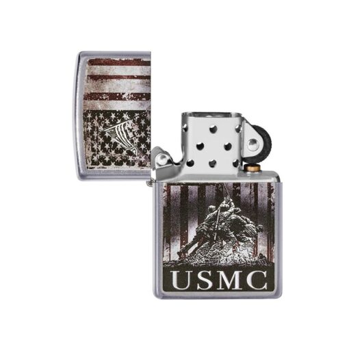 Zippo U.S. Marine Corps. Street Chrome - 49316 - Hình ảnh 2