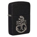 Zippo U.S. Navy Replica Black Crackle - 49318