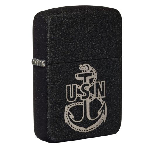 Zippo U.S. Navy Replica Black Crackle - 49318