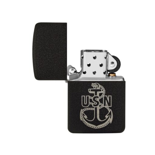 Zippo U.S. Navy Replica Black Crackle - 49318 - Hình ảnh 2