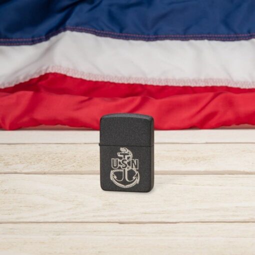 Zippo U.S. Navy Replica Black Crackle - 49318 - Hình ảnh 7