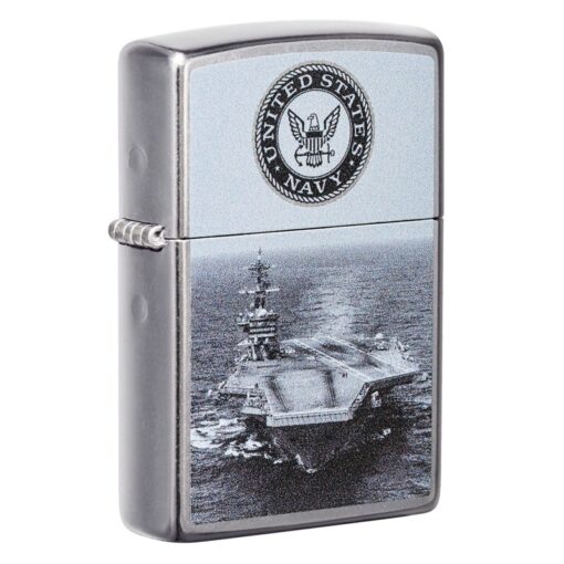 Zippo U.S. Navy Aircraft Carrier Street Chrome - 49319