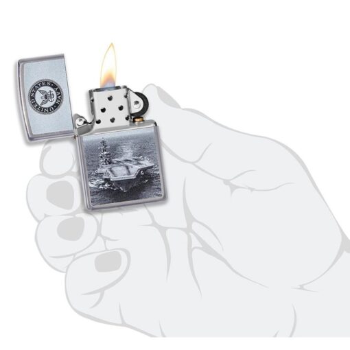 Zippo U.S. Navy Aircraft Carrier Street Chrome - 49319 - Hình ảnh 5