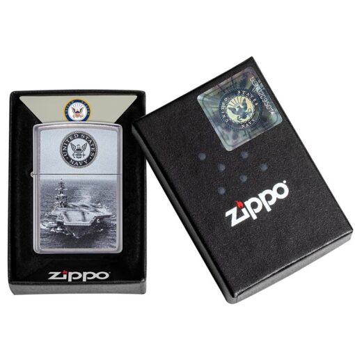 Zippo U.S. Navy Aircraft Carrier Street Chrome - 49319 - Hình ảnh 6