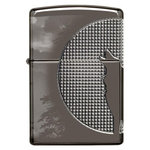 Zippo Armor Wolf Design Black Ice - 49353 - Hình ảnh 6