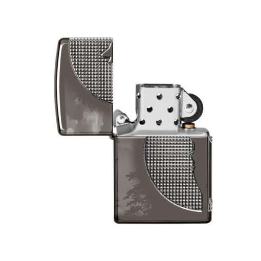 Zippo Armor Wolf Design Black Ice - 49353 - Hình ảnh 2