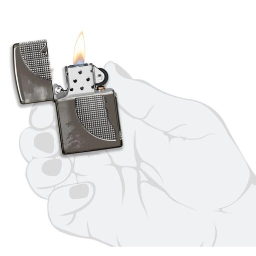 Zippo Armor Wolf Design Black Ice - 49353 - Hình ảnh 9