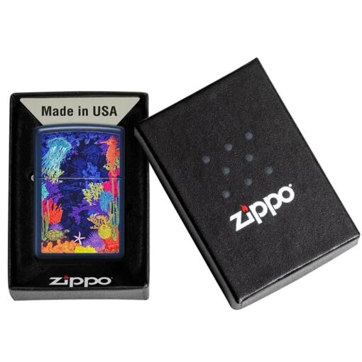 Zippo Sea Life Design Navy Matte - 49409 - Hình ảnh 6