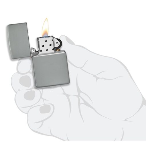 Zippo Classic Flat Grey - 49452 - Hình ảnh 5