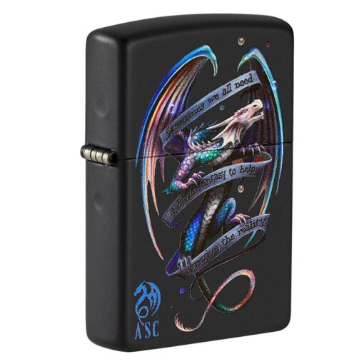 Zippo Anne Stokes Dragon Black Matte - 49548