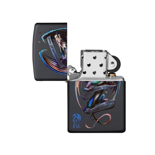Zippo Anne Stokes Dragon Black Matte - 49548 - Hình ảnh 2