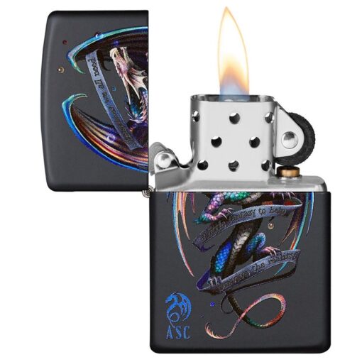 Zippo Anne Stokes Dragon Black Matte - 49548 - Hình ảnh 4