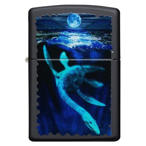 Zippo Black Light Loch Ness Design Black Matte - 49697 - Hình ảnh 3