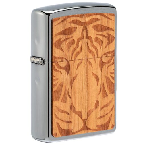 Zippo WOODCHUCK USA Cherry Tiger Head Emblem - 49707