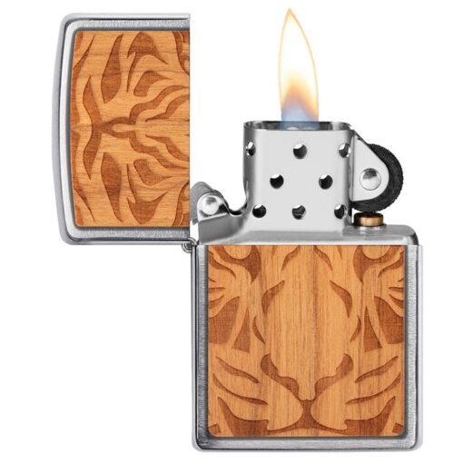 Zippo WOODCHUCK USA Cherry Tiger Head Emblem - 49707 - Hình ảnh 6