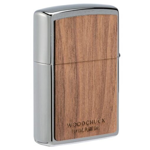 Zippo WOODCHUCK USA Walnut Leaves Two-Sided Emblem - 49708 - Hình ảnh 3