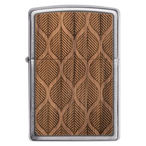 Zippo WOODCHUCK USA Walnut Leaves Two-Sided Emblem - 49708 - Hình ảnh 4