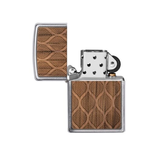 Zippo WOODCHUCK USA Walnut Leaves Two-Sided Emblem - 49708 - Hình ảnh 2