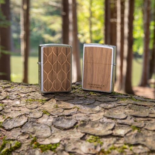 Zippo WOODCHUCK USA Walnut Leaves Two-Sided Emblem - 49708 - Hình ảnh 9