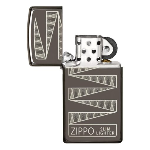 Zippo Slim Black Ice 65th Anniversary Collectible - 49709 - Hình ảnh 2