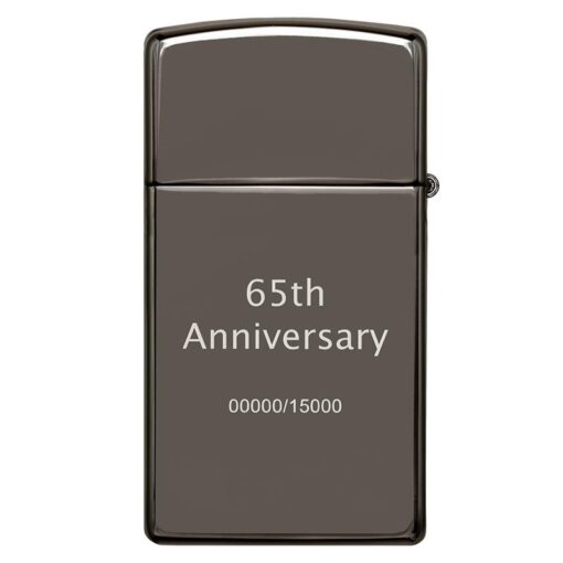 Zippo Slim Black Ice 65th Anniversary Collectible - 49709 - Hình ảnh 5