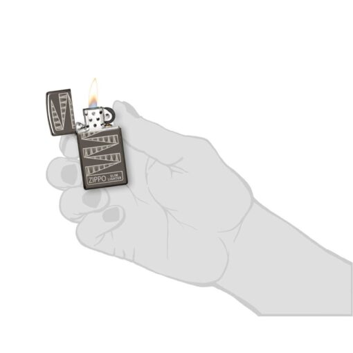 Zippo Slim Black Ice 65th Anniversary Collectible - 49709 - Hình ảnh 8