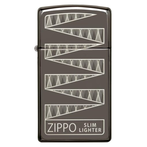 Zippo Slim Black Ice 65th Anniversary Collectible - 49709 - Hình ảnh 4