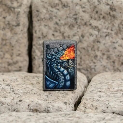Zippo Fiery Dragon Design Iron Stone - 49776 - Hình ảnh 7