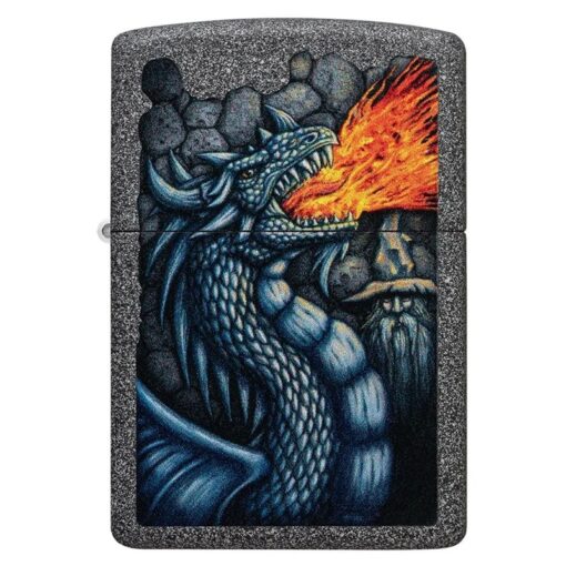 Zippo Fiery Dragon Design Iron Stone - 49776 - Hình ảnh 3
