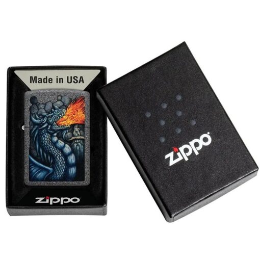Zippo Fiery Dragon Design Iron Stone - 49776 - Hình ảnh 6