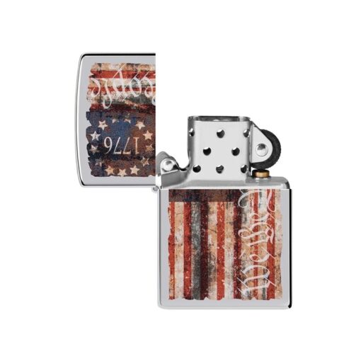 Zippo Americana Design High Polish Chrome - 49779 - Hình ảnh 2