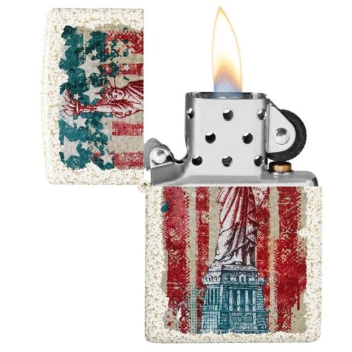 Zippo Statue of Liberty Design Mercury Glass - 49782 - Hình ảnh 4