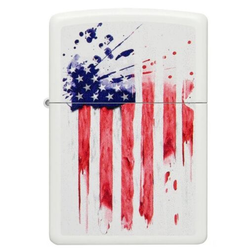 Zippo US Flag Design White Matte - 49783 - Hình ảnh 3