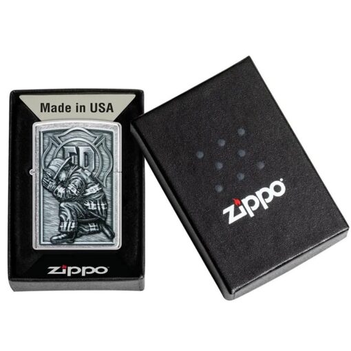 Zippo Firefighter Design Street Chrome - 49785 - Hình ảnh 6