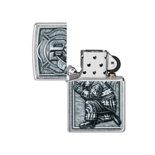 Zippo Firefighter Design Street Chrome - 49785 - Hình ảnh 2