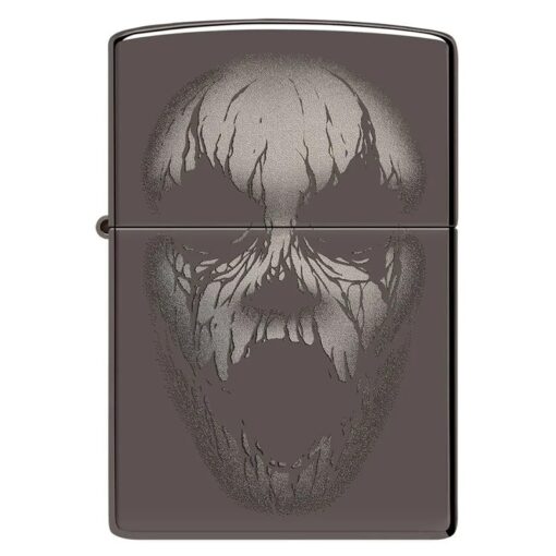 Zippo Screaming Monster Design Photo Image Black Ice - 49799 - Hình ảnh 3