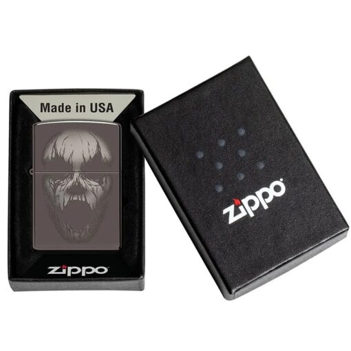 Zippo Screaming Monster Design Photo Image Black Ice - 49799 - Hình ảnh 6